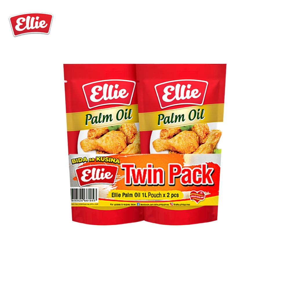 Ellie Palm Oil Pouch Twinpack 1L Ellie Palm Oil Pouch Twinpack 1L
