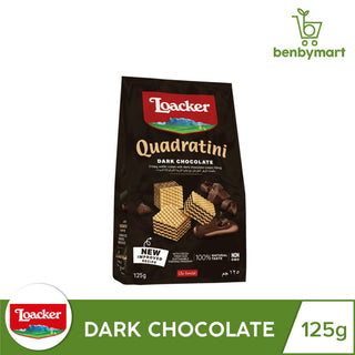 Loacker Quadratini Dark Choco 125g