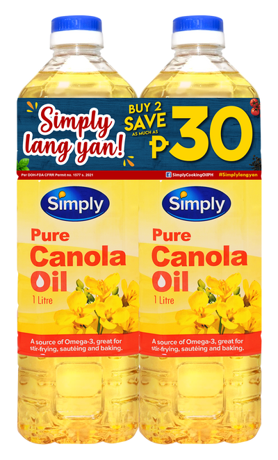 Simply Canola 1L Twin Savers Pack