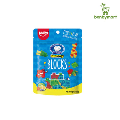 4D Gummy Blocks 100g