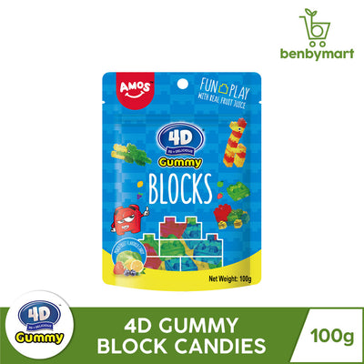 4D Gummy Blocks 100g