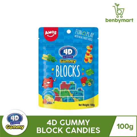 4D Gummy Blocks 100g