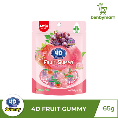 4D Gummy Fruity Burst Mix 65g