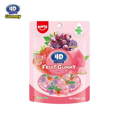 4D Gummy Fruity Burst Mix 65g