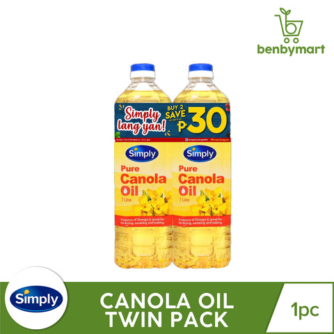 Simply Canola 1L Twin Savers Pack