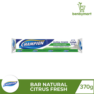 Champion Bar Natural Citrus Fresh 370g