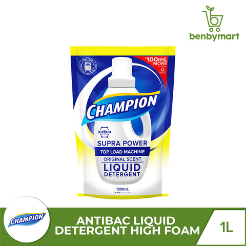 Champion Liquid Detergent High Foam 1L Sup