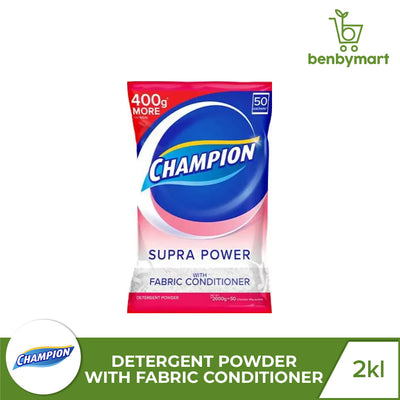 Champion with Fabric Conditioner 2kg