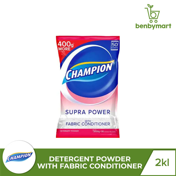 Champion with Fabric Conditioner 2kg