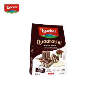 Loacker Quadratini Cocoa & Milk 250g