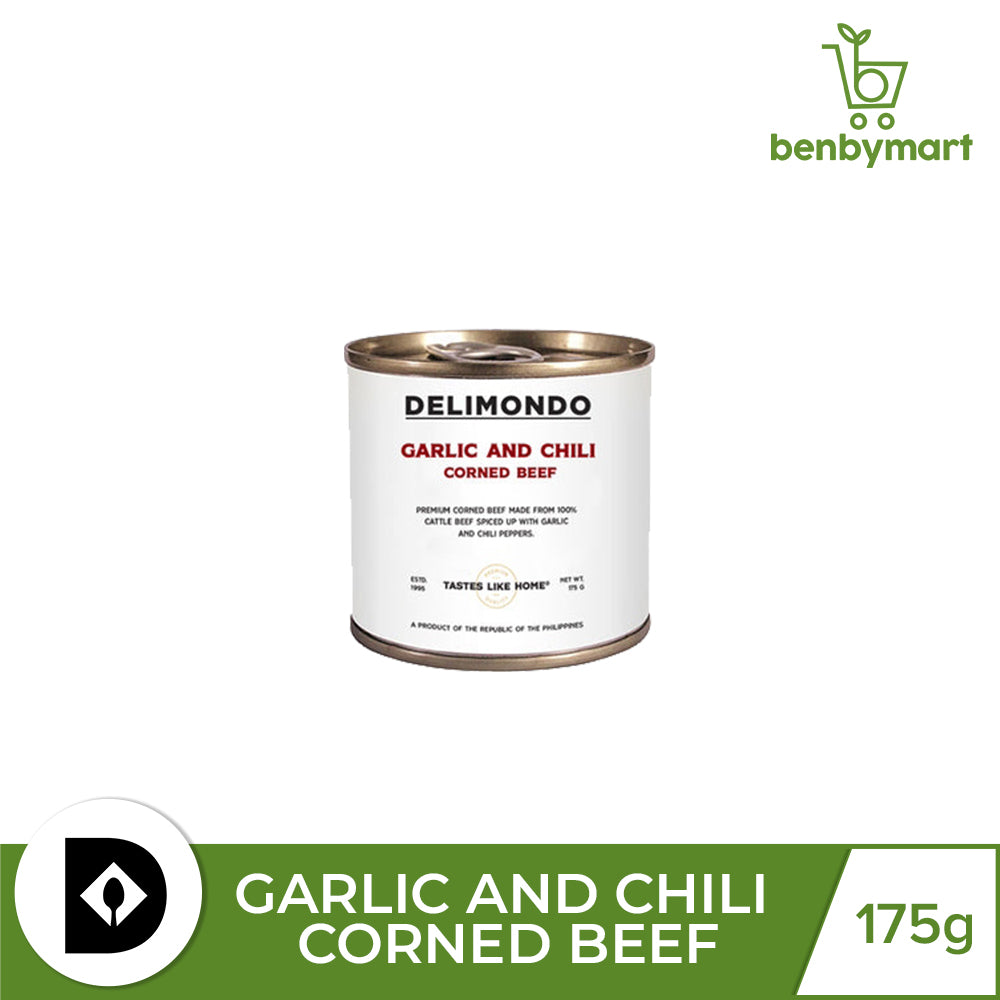Delimondo Garlic & Chili Corned Beef 175g