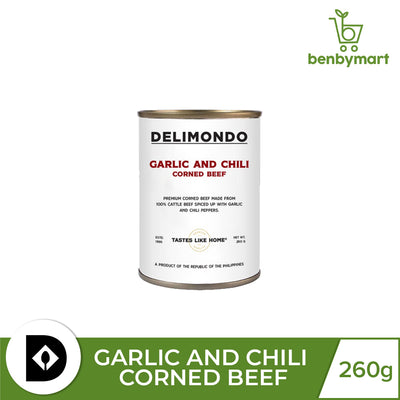 Delimondo Garlic & Chili Corned Beef 260g