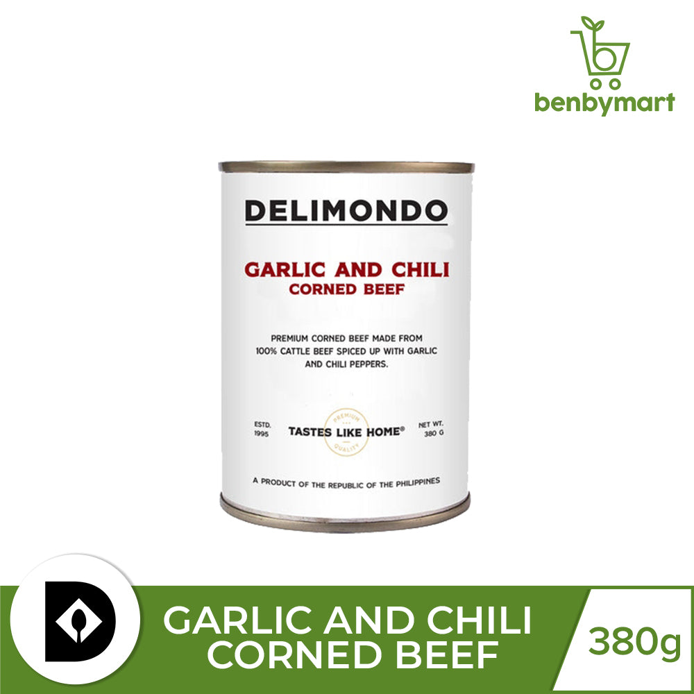 Delimondo Garlic & Chili Corned Beef 380g
