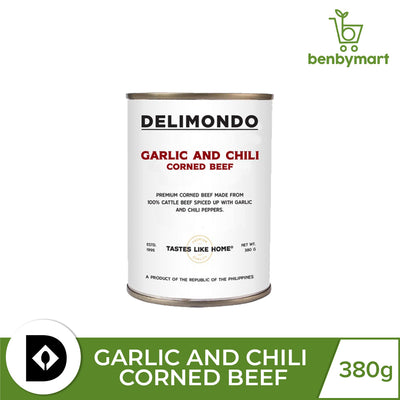 Delimondo Garlic & Chili Corned Beef 380g