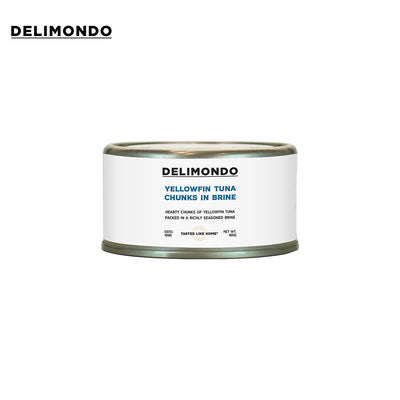 Delimondo Yellow Fin Tuna Chunks in Brine 185g