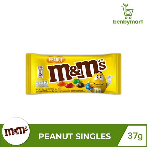 M&Ms Peanut Singles 37g