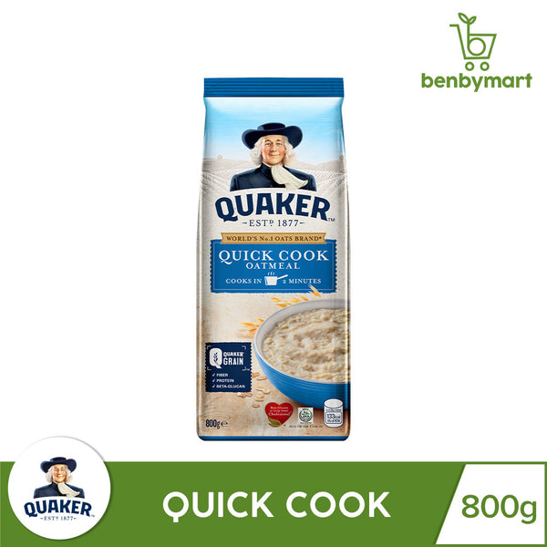 Quaker Quick Cooking Oatmeal 800g