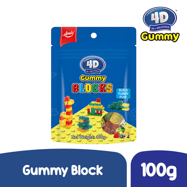 4D Gummies Block 100g