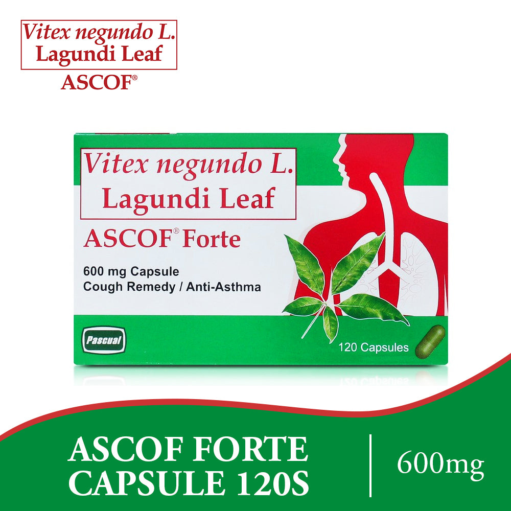 Ascof Forte 600mg Capsule 120's