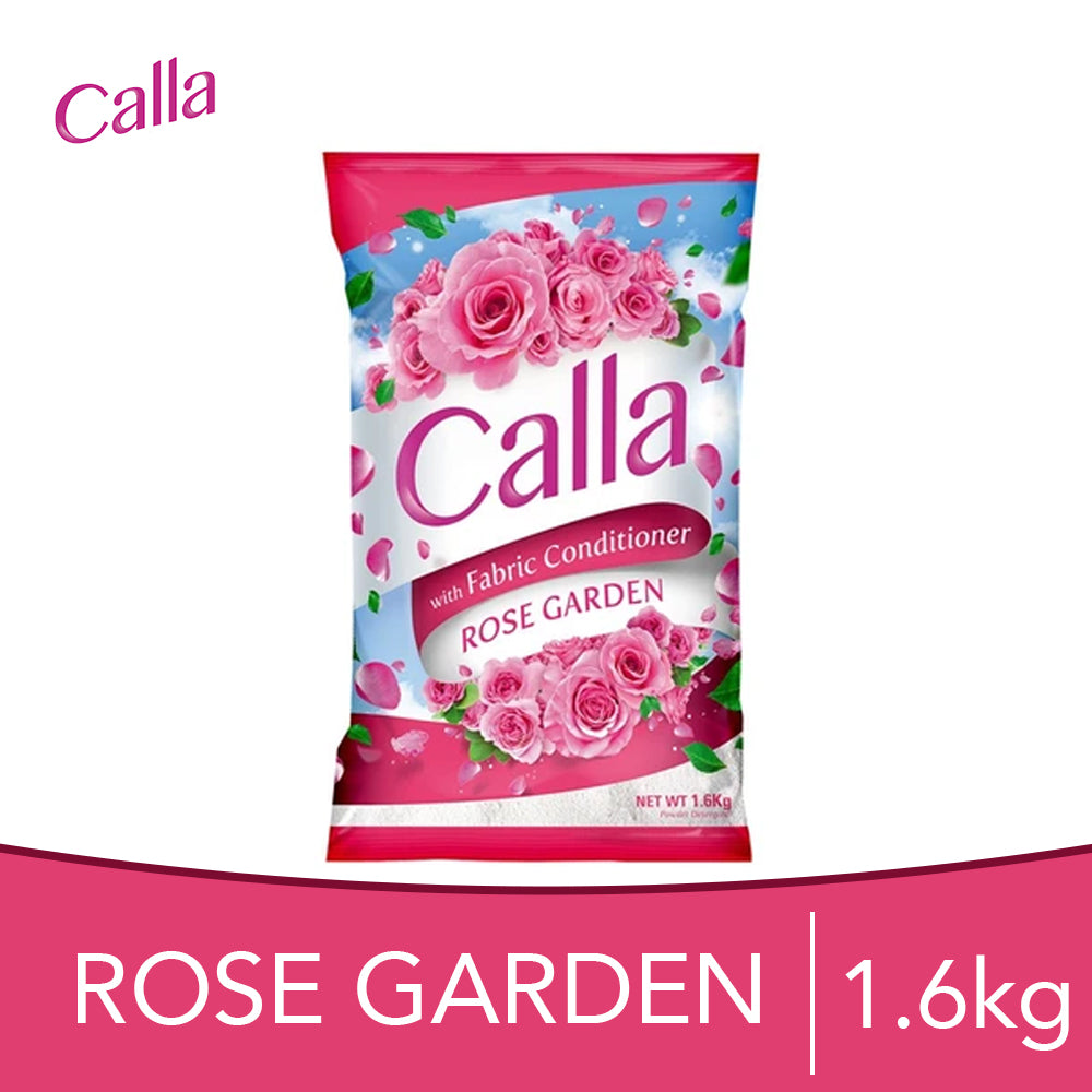 Calla Powder with Fabric Conditioner Rose Garden 1.6kg