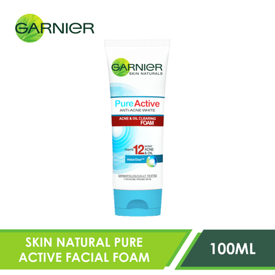 Garnier Skin Natural Pure Active Facial Foam 100ml