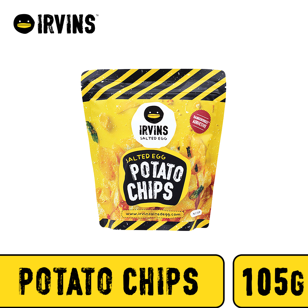 IRVINS Salted Egg Potato Chips 105g (Small)