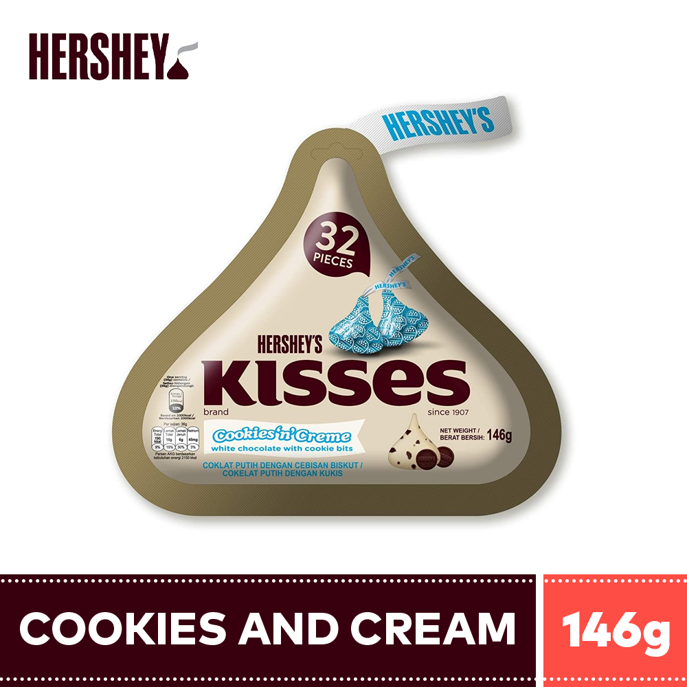 Kisses Cookies & Crème 146g