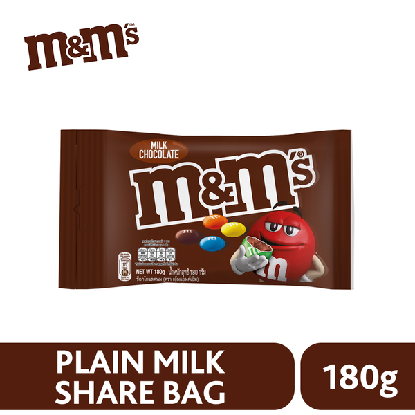 M&Ms Plain Milk Share Bag 180g