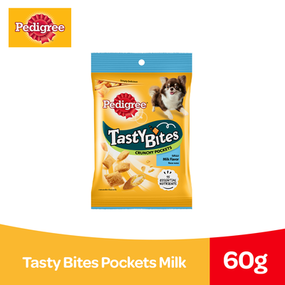 Pedigree Tasty Bites Pockets Milk 60g