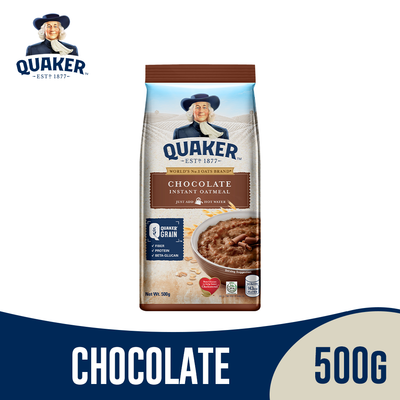 Quaker Chocolate Instant Oats 500g