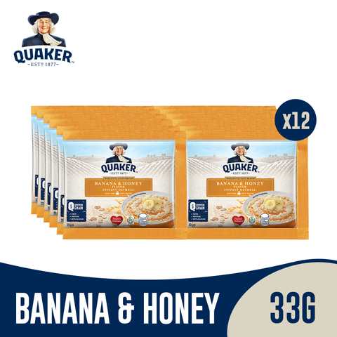 Quaker Banana & Honey 12s