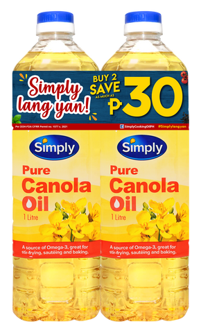 Simply Canola 1L Twin Savers Pack