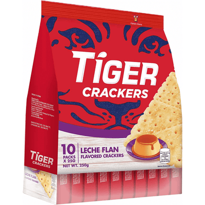 Tiger Crackers Leche Flan 250g
