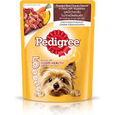 Pedigree Pouch Roasted Beef Chunks 80g