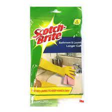 Scotch Brite Bathroom & Laundry Gloves (Large)