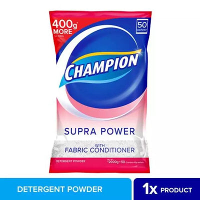 Champion with Fabric Conditioner 2kg